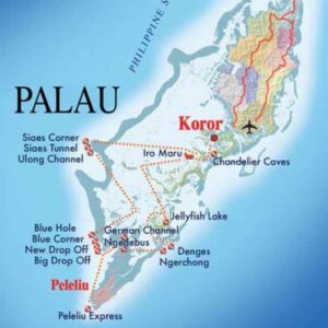 Palau map overview