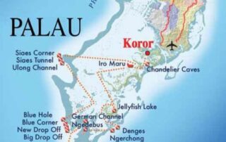 Palau map overview